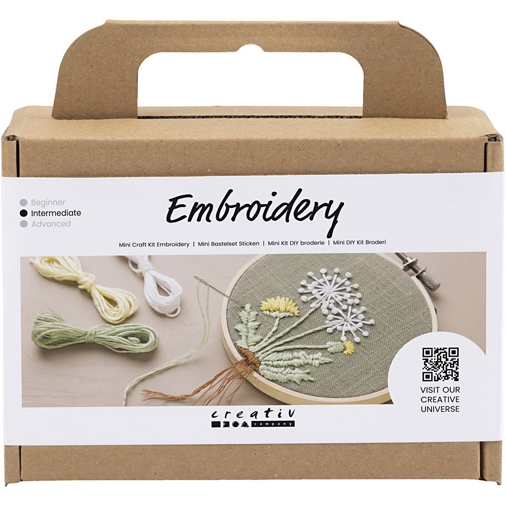 Mini hobbyset borduurset, Dusty Groen