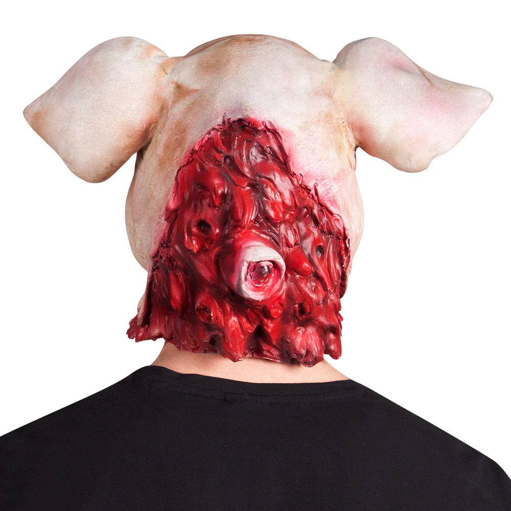 Latex hoofdmasker Bloederig varken - Afbeelding 2