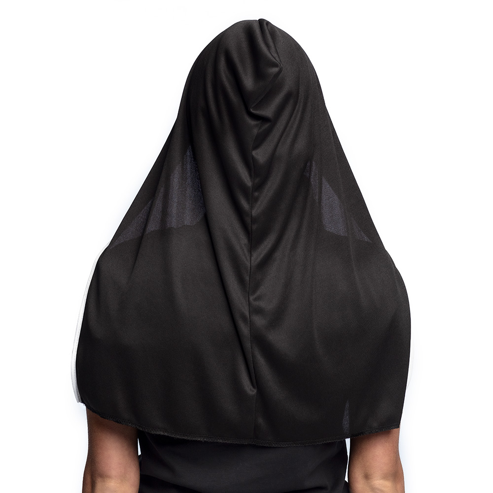 Latex gezichtsmasker Screaming nun Valak - Afbeelding 4