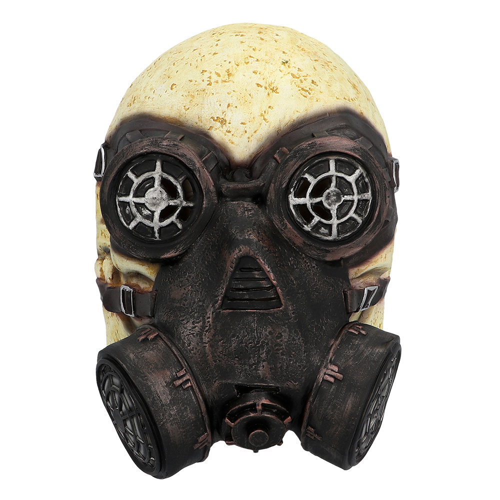 Latex Hoofdmasker Gas Schedel/Doodshoofd - Afbeelding 2