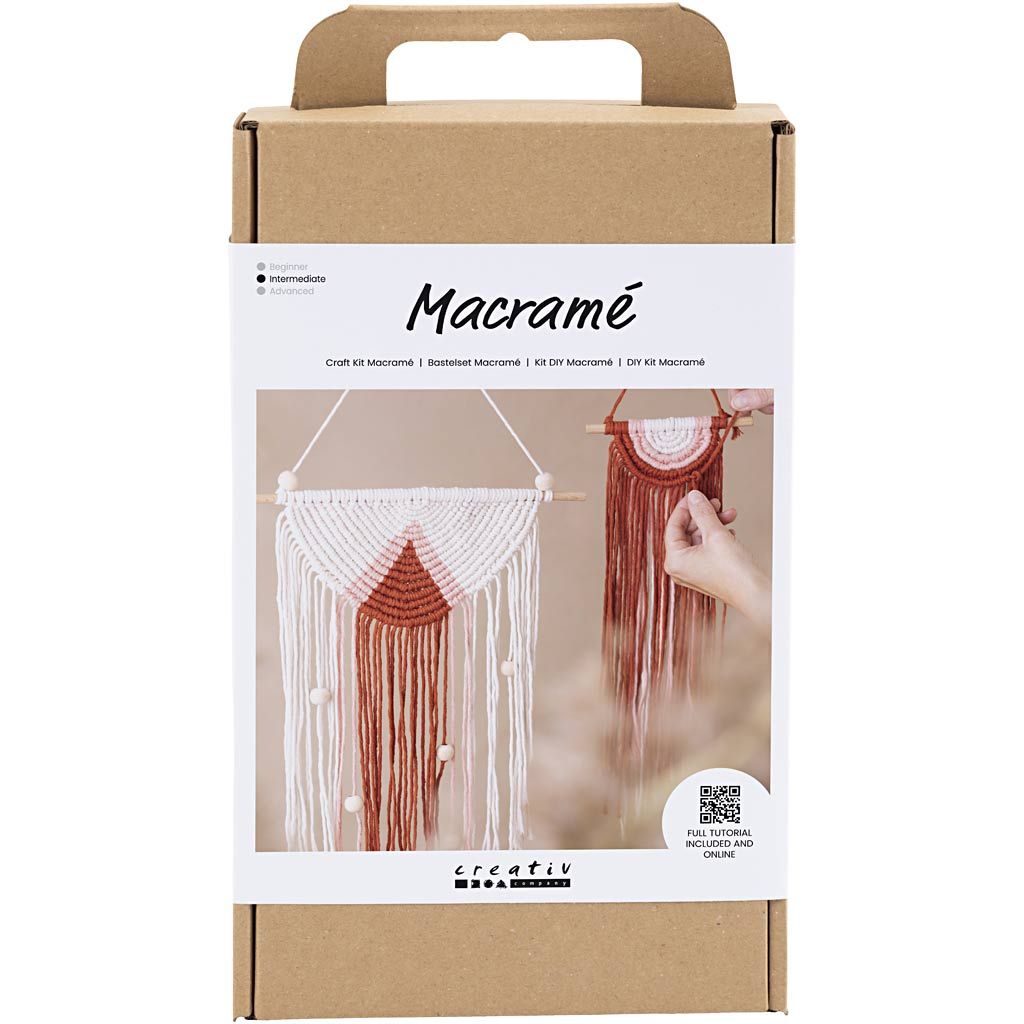 Hobbyset Macramé, Wanddecoratie, 1 doos - Afbeelding 4