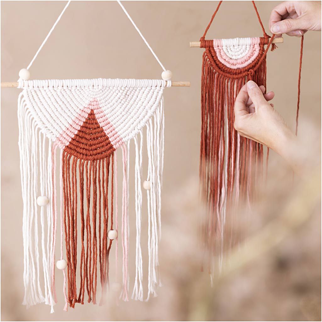Hobbyset Macramé, Wanddecoratie, 1 doos - Afbeelding 3