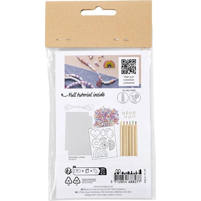 Mini Hobbyset Sieraden, Krimpfolie armbanden, 1 doos - Afbeelding 2