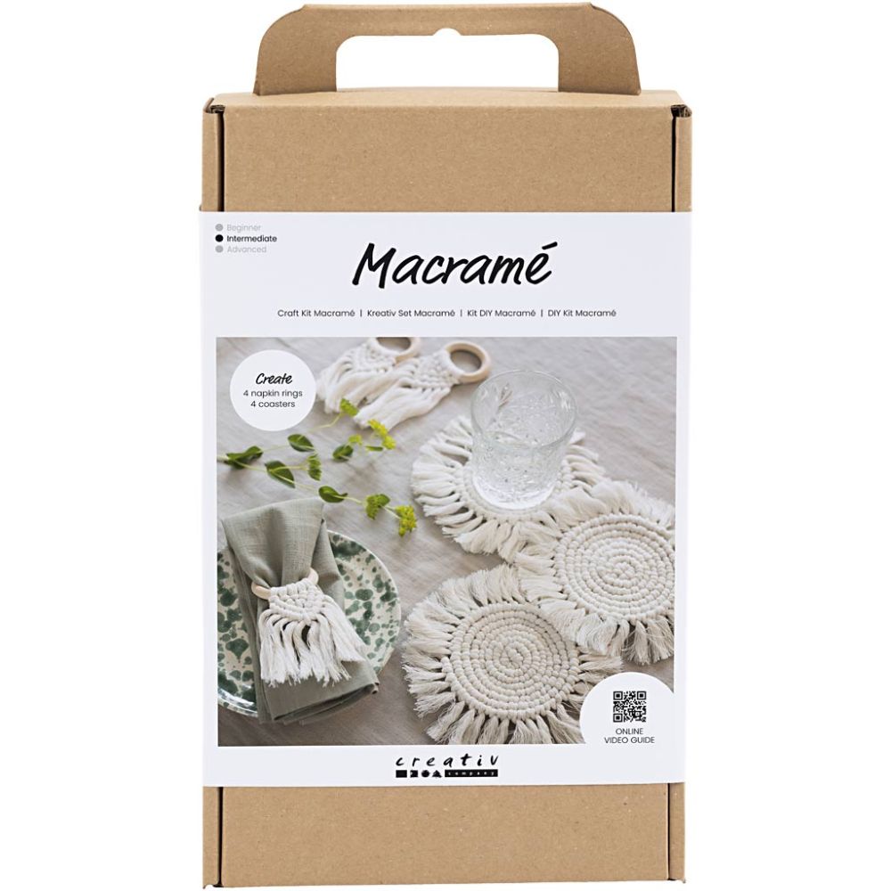 Hobbyset Macramé, Tafeldecoratie, off white, 1 doos