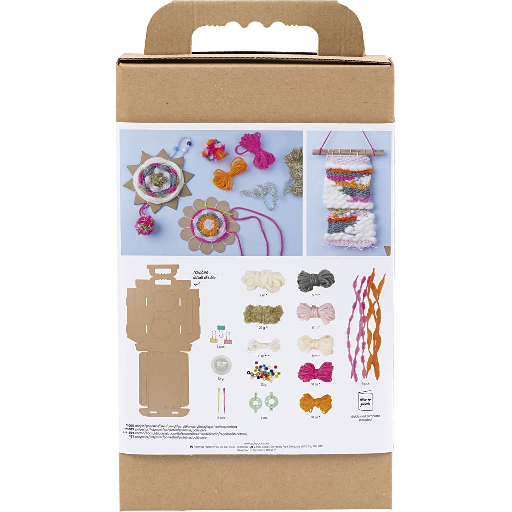 Hobbyset Weven, Wandbevestigingen, diverse kleuren - Afbeelding 2