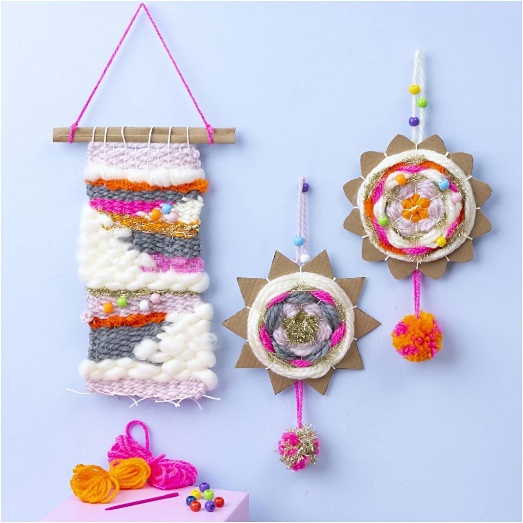 Hobbyset Weven, Wandbevestigingen, diverse kleuren - Afbeelding 4