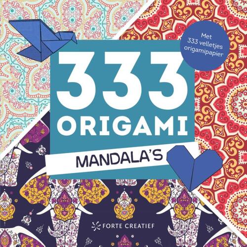 333 Origami Mandala's 14x14cm