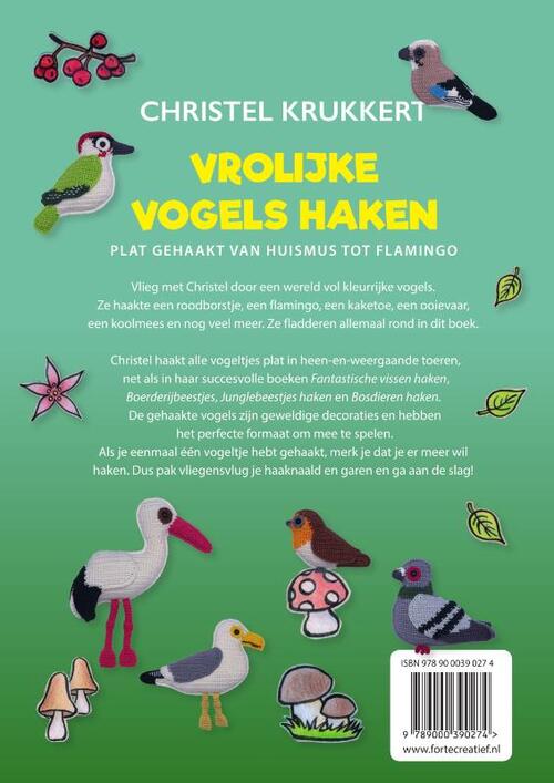 Vrolijke Vogels Haken - Christel Krukkert - Afbeelding 1