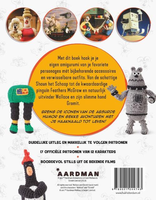 Wallace & Cromit Amigurumi Haken - Sarah-Jane Hicks - Afbeelding 1