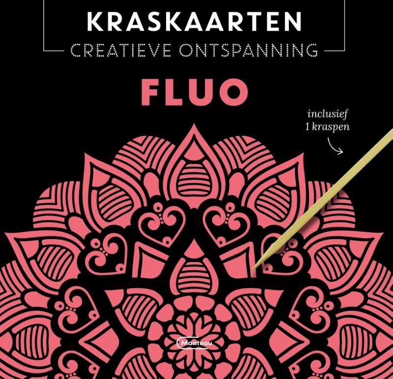 Kraskaarten FLUOR Creatieve Ontspanning 19x19cm