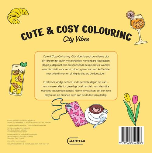 Cute & Cosy Colouring City Vibes- Caro Marando - Afbeelding 1