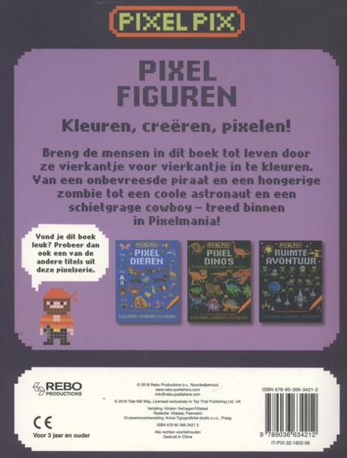 PixelPix Pixel Figuren - Kleuren,Creëren, Pixelen! - Afbeelding 1