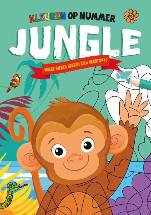 Kleuren Op Nummer - Jungle