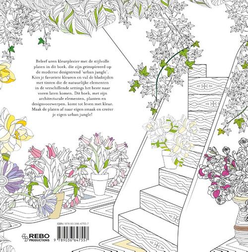 Urban Jungle Kleurboek - Sara Muzio - Afbeelding 1