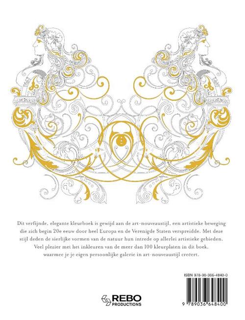 Art Nouveau Kleurboek - Afbeelding 1