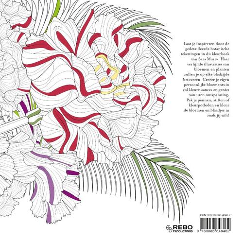 Flower Happiness Kleurboek - Sara Muzio - Afbeelding 1