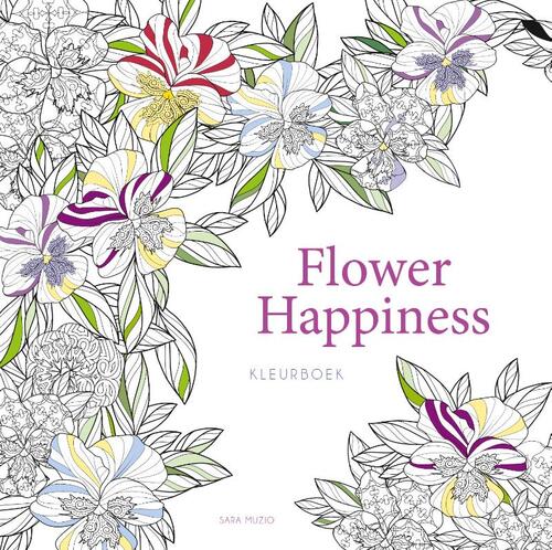 Flower Happiness Kleurboek - Sara Muzio