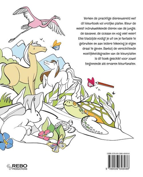 Kleurboek Dieren - Camilla Garofano - Afbeelding 1