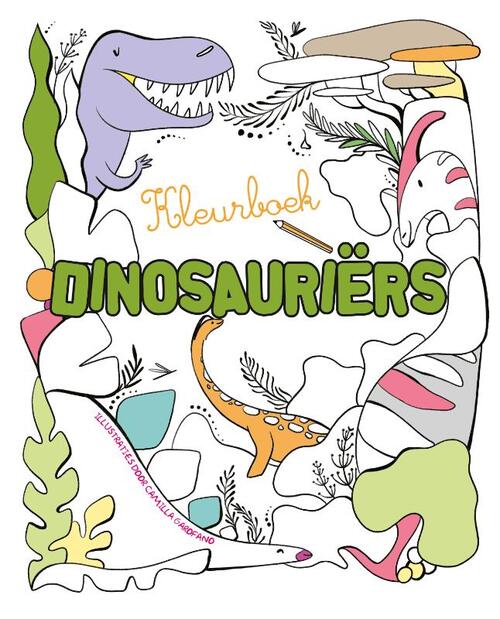 Kleurboek Dinosauriërs - Camilla Garofano