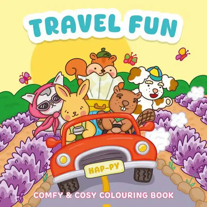 Travel Fun - Comfy & Cozy Kleurboek