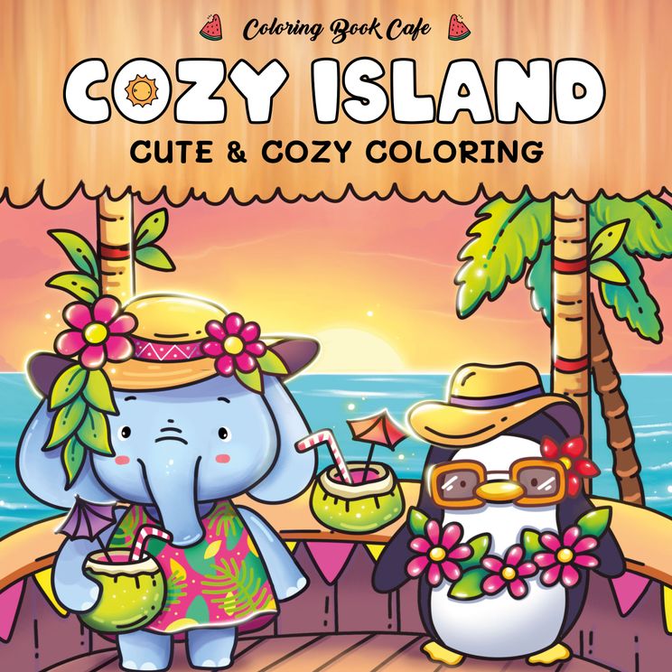 Cozy Island - Cute & Cozy Kleurboek