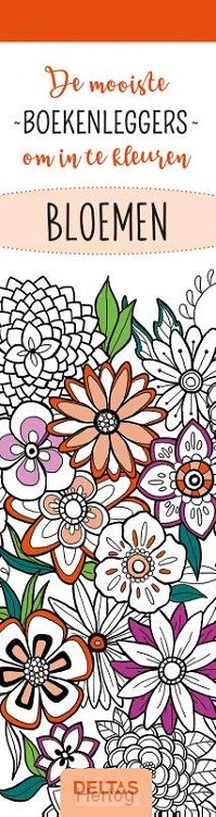 De Mooiste Boekenleggers Om In Te Kleuren - Bloemen