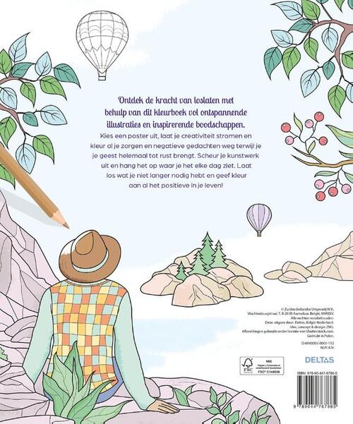 Color Therapy Laat Het Los Kleurboek - Afbeelding 1