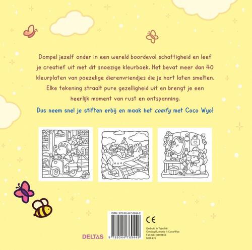 Cozy Cuties Cute & Comfy Kleurboek - Coco Wyo - Afbeelding 1