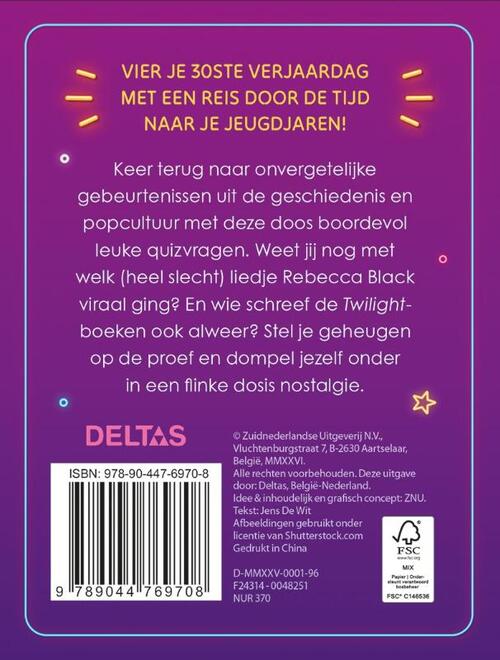 Hoera 30 Jaar! Quiz - Afbeelding 1