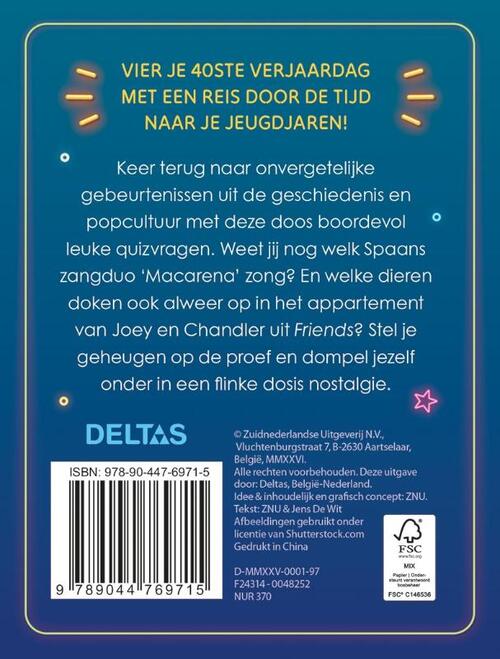 Hoera 40 Jaar! Quiz - Afbeelding 1