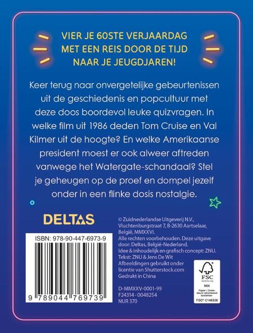 Hoera 60 jaar! Quiz - Afbeelding 1