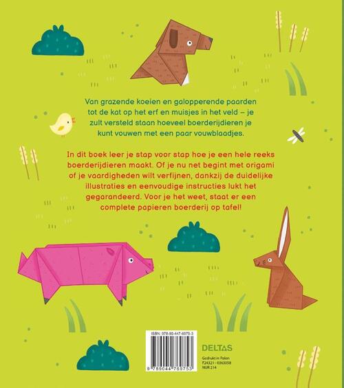 Dieren Van De Boerderij Origami - Afbeelding 1