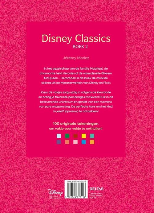 Disney Classics Boek 2 Kleuren Op Nummer  - Afbeelding 1