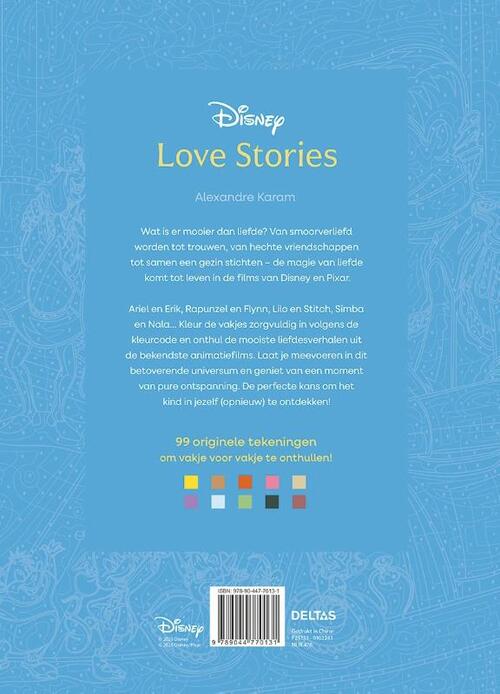 Disney Love Stories Kleuren Op Nummer  - Afbeelding 1
