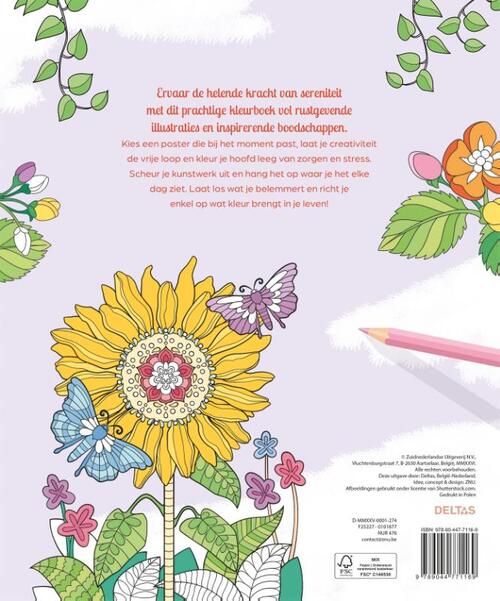 Kom Tot Rust Kleurboek - Color Therapy - Afbeelding 1