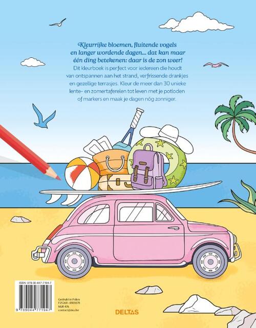 Sunny Days Kleuren Voor Volwassenen - Afbeelding 1