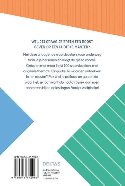 Woord Zoekers Voor Onderweg - Brain Boosters - Afbeelding 1
