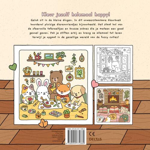 Fuzzy Cuties Comfy & Cozy Kleurboek - Vivi Tinta - Afbeelding 1