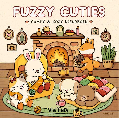 Fuzzy Cuties Comfy & Cozy Kleurboek - Vivi Tinta