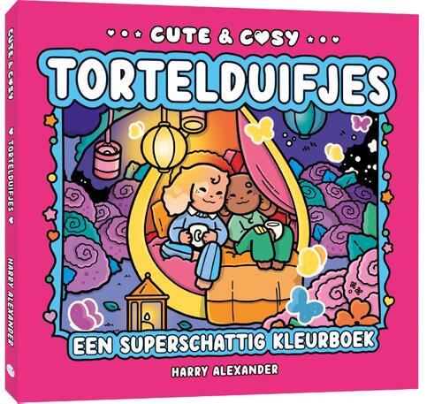 Cute & Cosy Tortelduifjes Een Superschattig Kleurboek - Harry Alexander