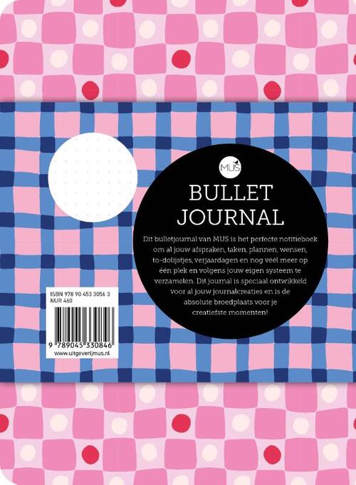 Mus Bullet Journal Ruit - Afbeelding 1