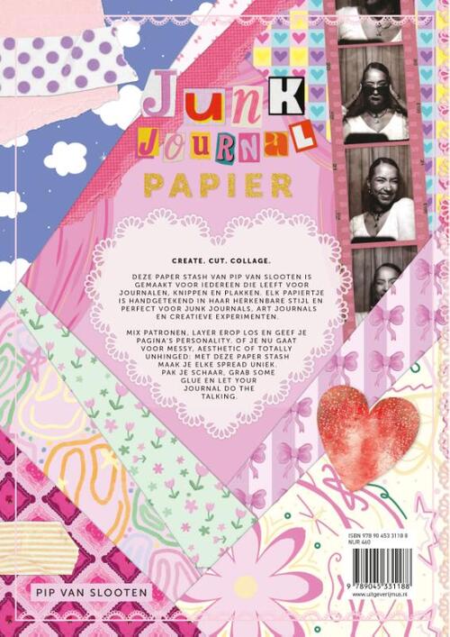 Junk Journal Papier A4 - Pip van Slooten  - Afbeelding 1