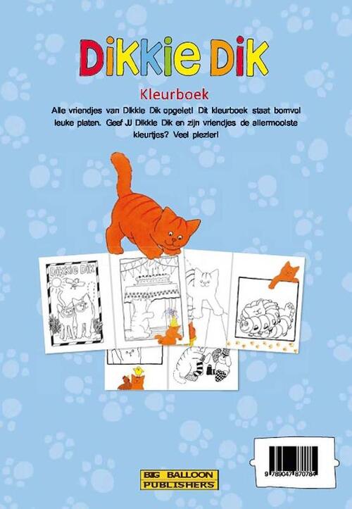 Dikkie Dik Kleurboek - Jet Boeke - Afbeelding 1