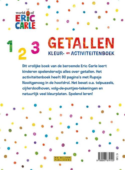 Getallen Kleur- En Activiteitenboek - Eric Carle - Afbeelding 1