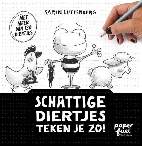 Schattige Diertjes Teken Je Zo! - Karin Luttenberg