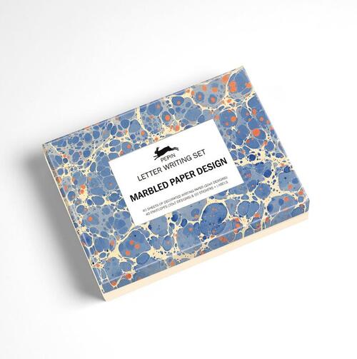 Pepin Brief Schrijf Set Marbled Paper Design - Afbeelding 2