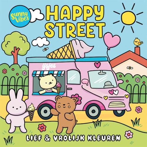 Cozy Happy Street Kleurboek