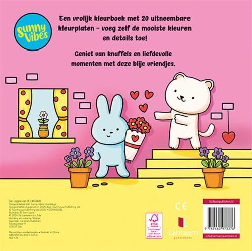 Cozy Love & Hugs Kleurboek - Afbeelding 1