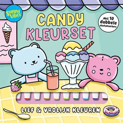 Candy Cozy Kleurset Met 10 Dubbele Alcoholmarkers