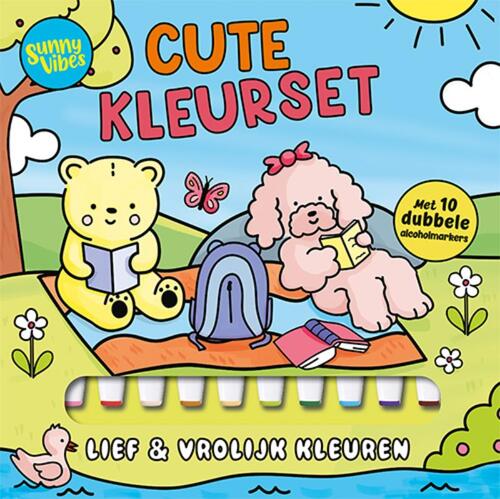 Cute Cozy Kleurset Met 10 Dubbele Alcoholmarkers 